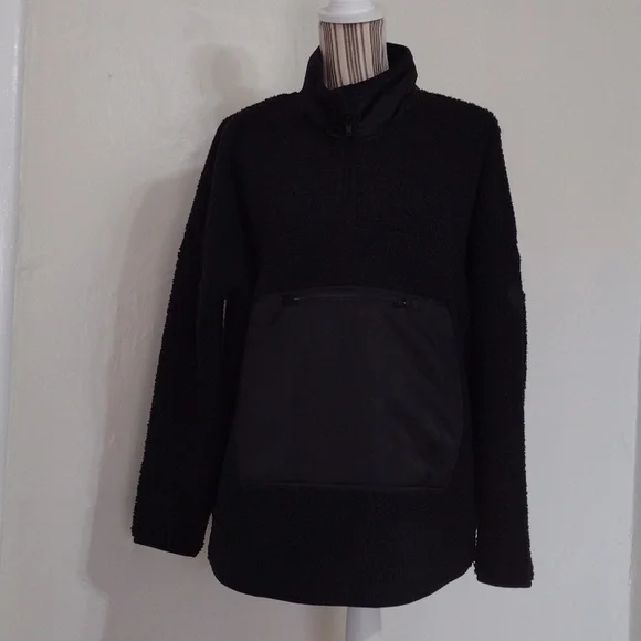 Tuckernuck Sport Black Fleece Cady Quarter Zip Pullover Size M/L SOLD - Picture 14 of 16